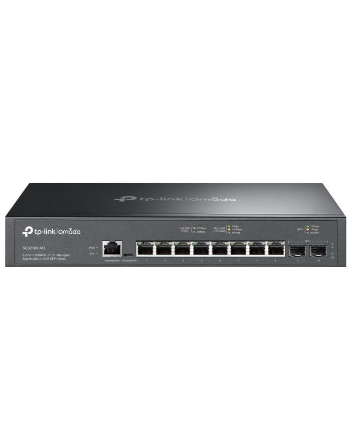 Switch|TP-LINK|Omada|SG3210X-M2|Type L2+|Desktop/pedestal|Rack|8×2.5GbE|2xSFP+|1xConsole|1|SG3210X-M2
