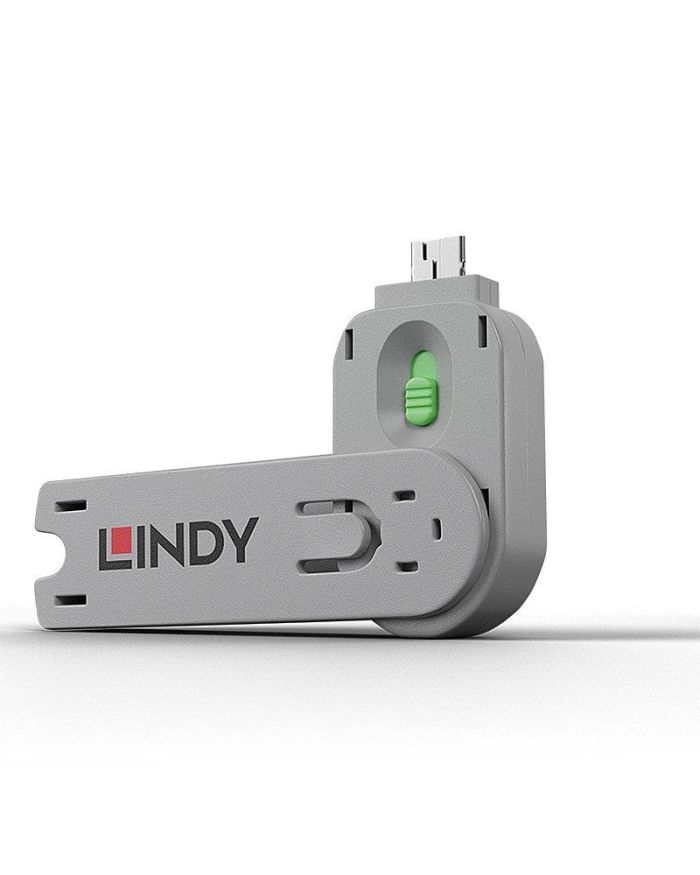 USB PORT BLOCKER KEY/GREEN 40621 LINDY