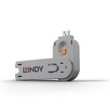 USB PORT BLOCKER KEY/ORANGE 40623 LINDY