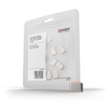 USB PORT TYPE-C BLOCKER 10PACK/ORANGE 40440 LINDY