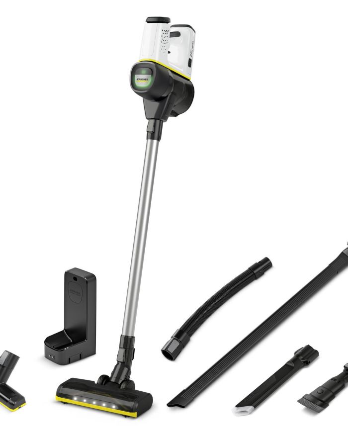 Vacuum Cleaner|KARCHER|Cordless vacuum cleaner VC 6 Cordless ourFamily Car|Upright/Cordless/Car cleaning/Rechargeable/For carpets|Noise 78 dB|White|Weight 2.6 kg|1.198-672.0