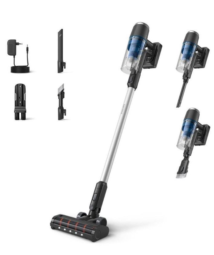 Vacuum Cleaner|PHILIPS|Upright/Bagless|Noise 80 dB|Black|Weight 1.2 kg|XC3032/01