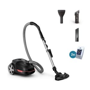 Vacuum Cleaner|PHILIPS|XD5123/10|Bagged|900 Watts|Capacity 4 l|Noise 77 dB|Black|Weight 4.6 kg|XD5123/10