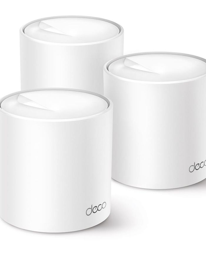 Wireless Router|TP-LINK|Wireless Router|3-pack|2900 Mbps|Mesh|Wi-Fi 6|3×10/100/1000M|Number of antennas 2|DECOX50(3-PACK)