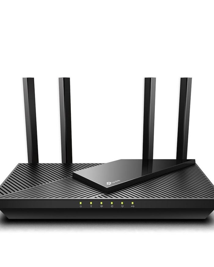 Wireless Router|TP-LINK|Wireless Router|3000 Mbps|Wi-Fi 6|USB 3.0|1 WAN|4×10/100/1000M|Number of antennas 4|ARCHERAX55